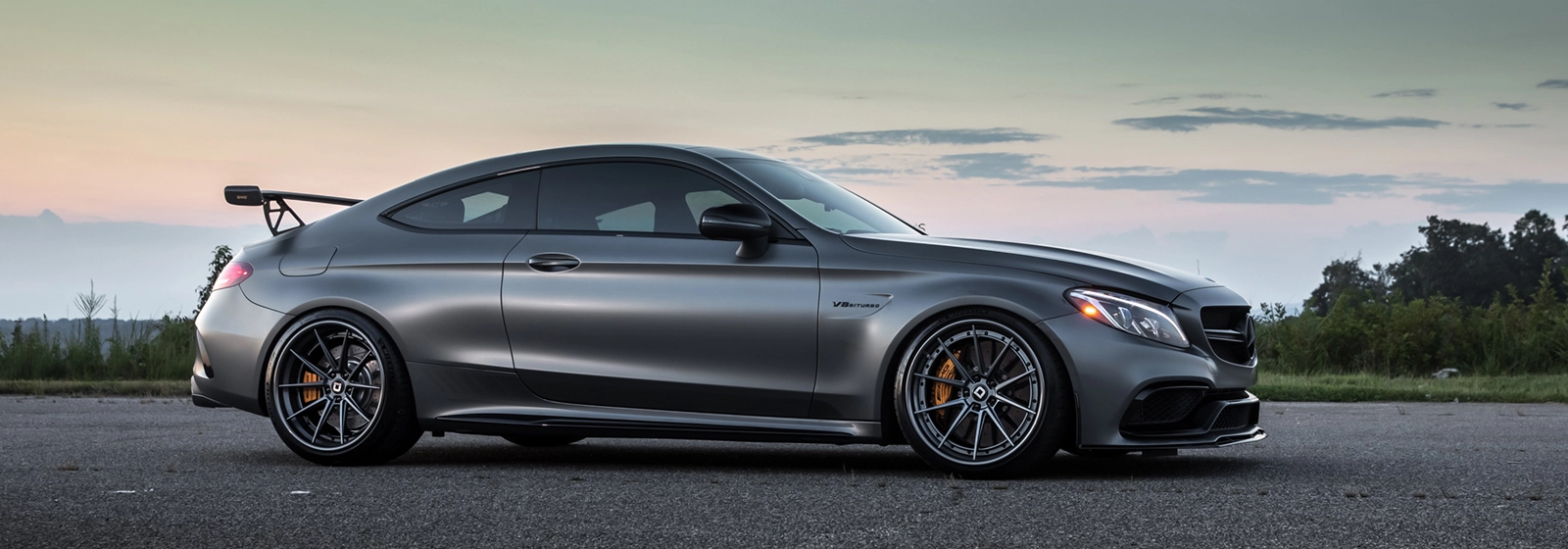 klassenid cs10r mercedes c63s amg side mike kuhn edition1 ed1 banner mikekuhnracing wheel wheels rim rims tire tires mbusa mbamg stance sport