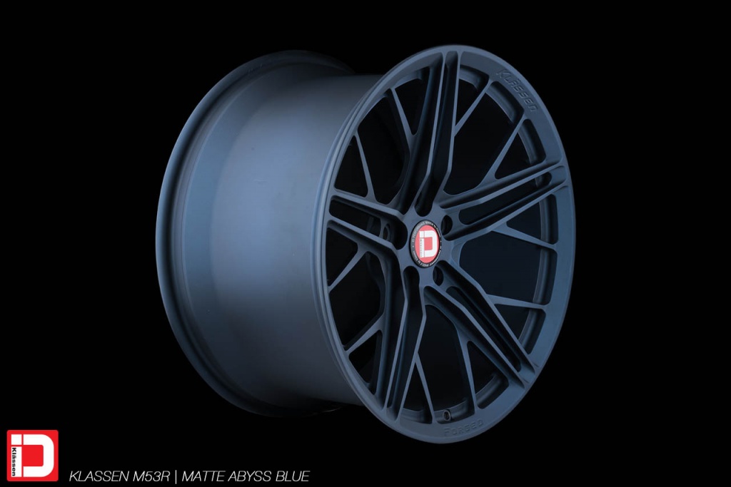 m53r matte abyss blue klassen klassenid wheels custom bespoke rims wheel vossen forgiato adv1 anrky hre performance al13 brixton