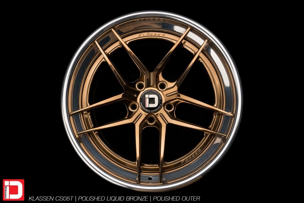 Klassen iD Wheels | CS05T Forged Modular Polished Liquid Bronze