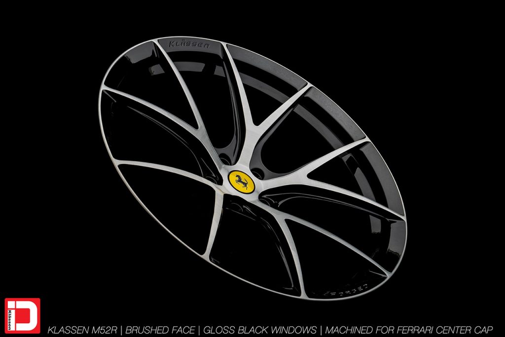 m52r gloss black brushed face klassen klassenid wheels custom bespoke rims wheel vossen forgiato adv1 anrky hre performance al13 brixton