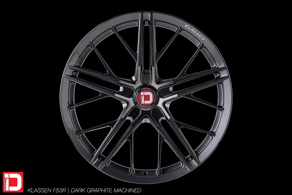 f53r dark graphite machined klassen klassenid wheels custom bespoke rims wheel vossen forgiato adv1 anrky hre performance al13 brixton