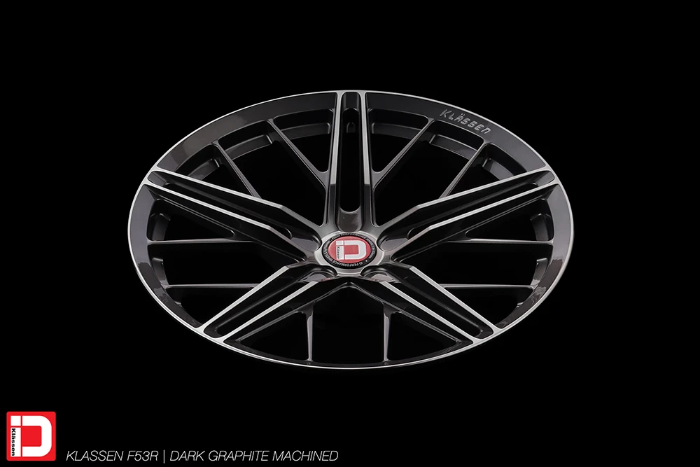 f53r dark graphite machined klassen klassenid wheels custom bespoke rims wheel vossen forgiato adv1 anrky hre performance al13 brixton