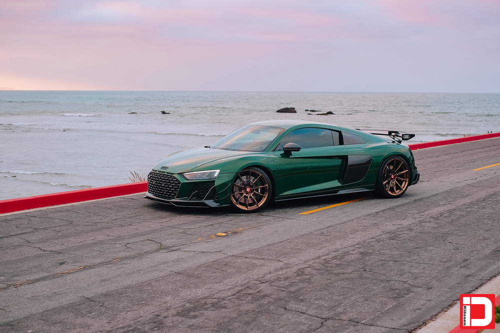 audi r8 m07r polished liquid bronze klassen klassenid wheels custom bespoke rims wheel vossen forgiato adv1 anrky hre performance al13 brixton