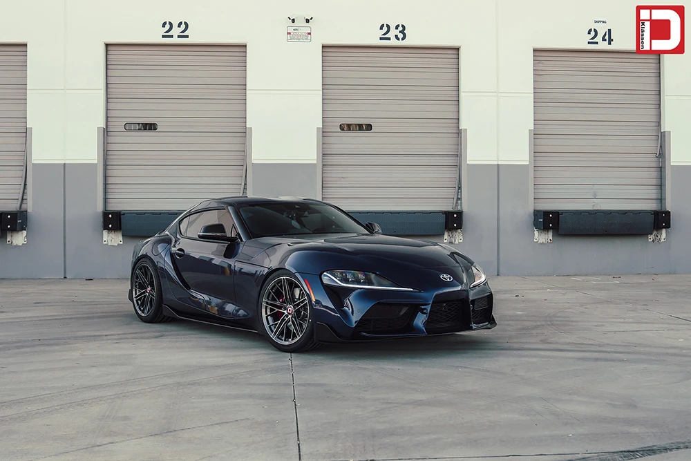 toyota gr supra f53r dark graphite metallic klassen klassenid wheels custom bespoke rims wheel vossen forgiato adv1 anrky hre performance al13 brixton
