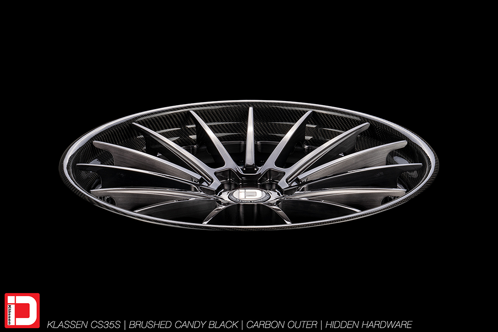cs35s brushed candy black carbon fiber lip klassen klassenid wheels custom bespoke rims wheel vossen forgiato adv1 anrky hre performance al13 brixton