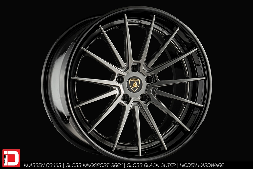 cs35s kingsport grey gloss black lip klassen klassenid wheels custom bespoke rims wheel vossen forgiato adv1 anrky hre performance al13 brixton