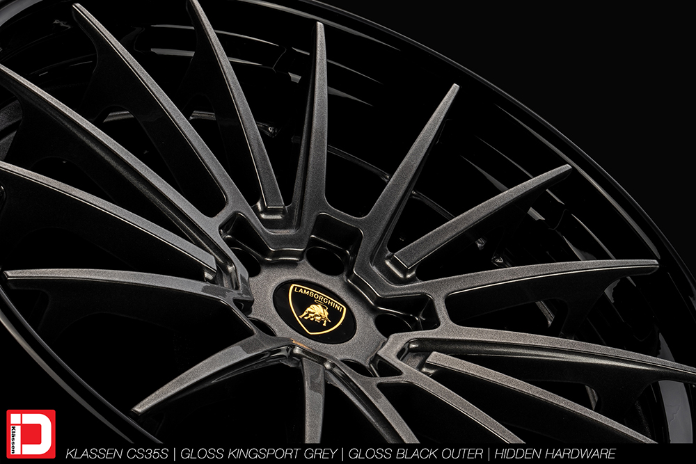 cs35s kingsport grey gloss black lip klassen klassenid wheels custom bespoke rims wheel vossen forgiato adv1 anrky hre performance al13 brixton