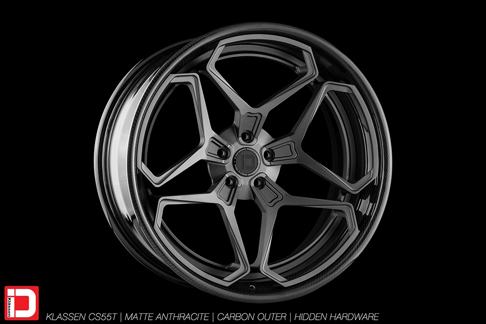 cs55t matte anthracite carbon fiber klassen klassenid wheels custom bespoke rims wheel vossen forgiato adv1 anrky hre performance al13 brixton