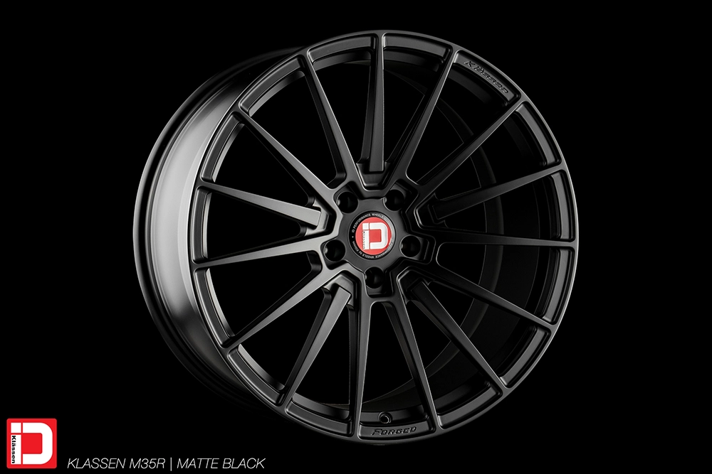 m35r matte black klassen klassenid wheels custom bespoke rims wheel vossen forgiato adv1 anrky hre performance al13 brixton
